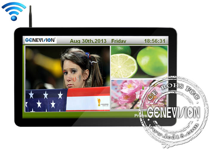 22寸安卓系统WIFI网络广告机  超薄LED广告机